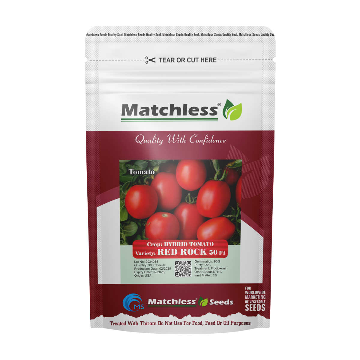 Hybrid Tomato Red Rock 50 F1