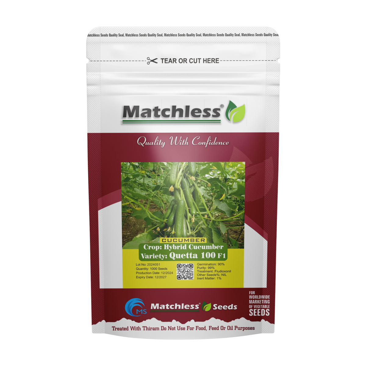 Hybrid Cucumber Quetta 100 F1