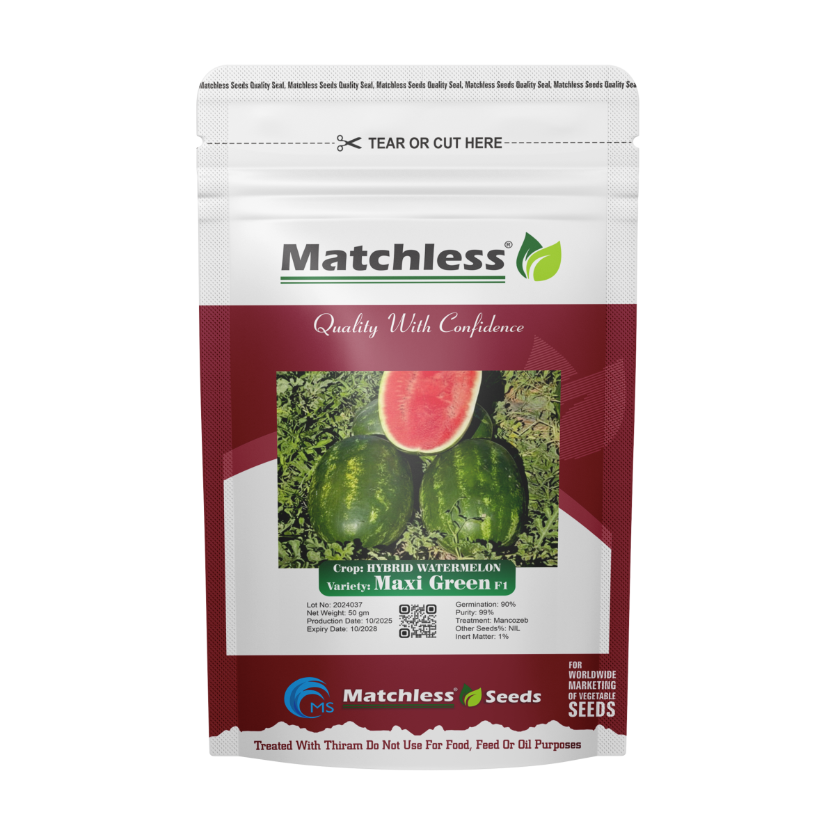 Hybrid Watermelon Maxi Green F1