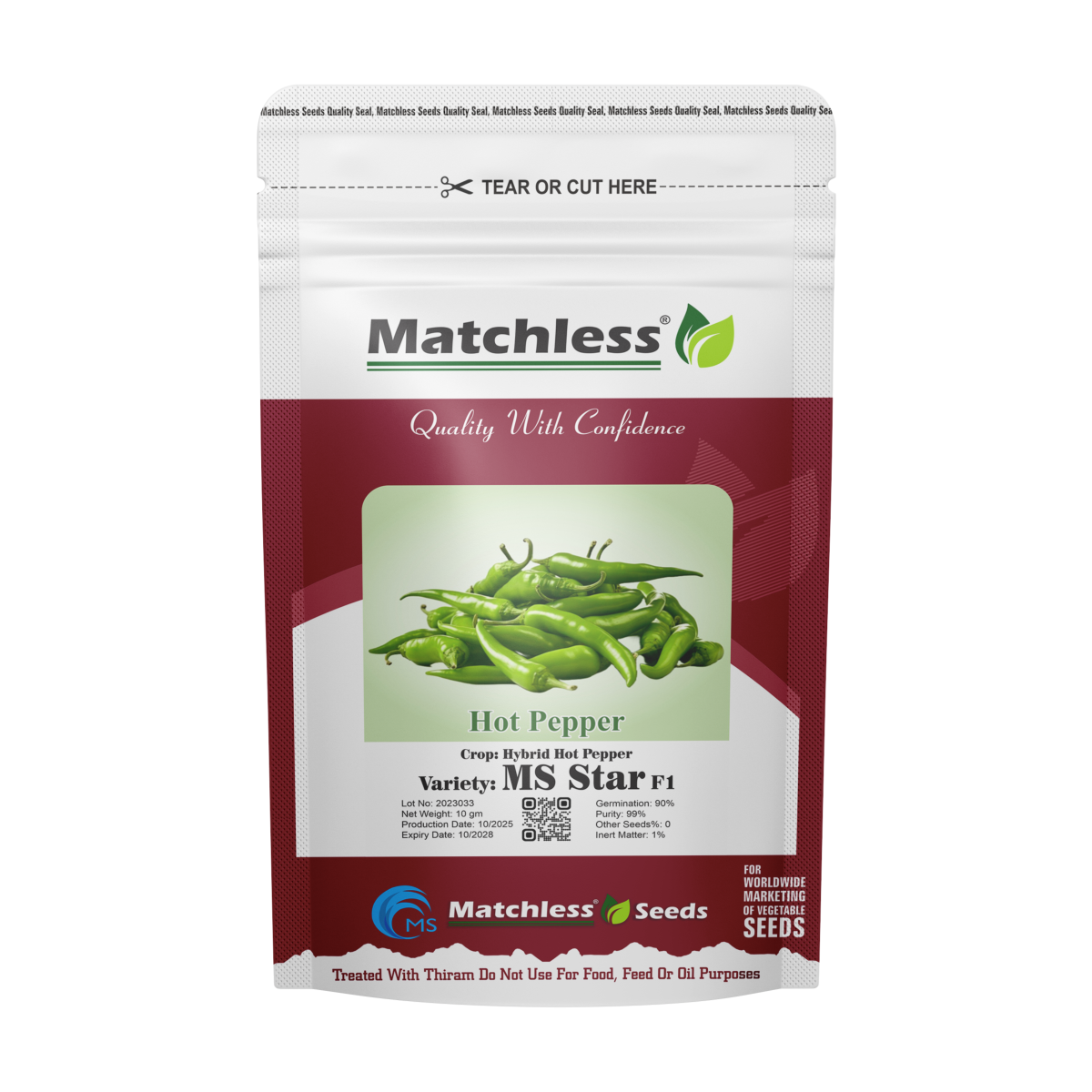 Hybrid Hot Pepper MS Star F1